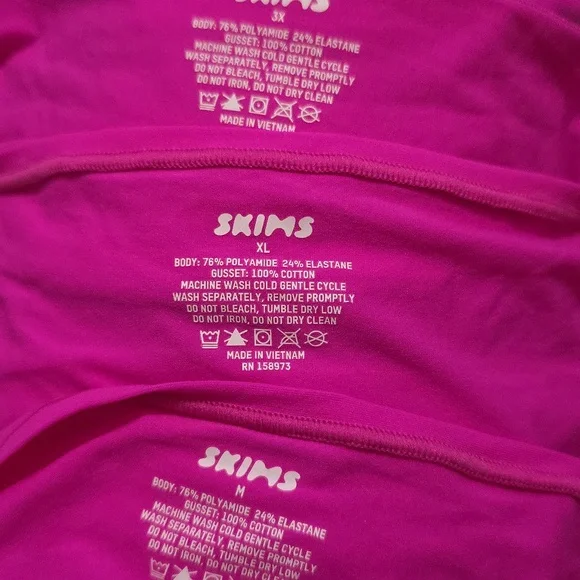 NWOT SKIMS Fits Everybody FULL Brief /FUCHSIA/ M, XL, 3X - Picture 8 of 10